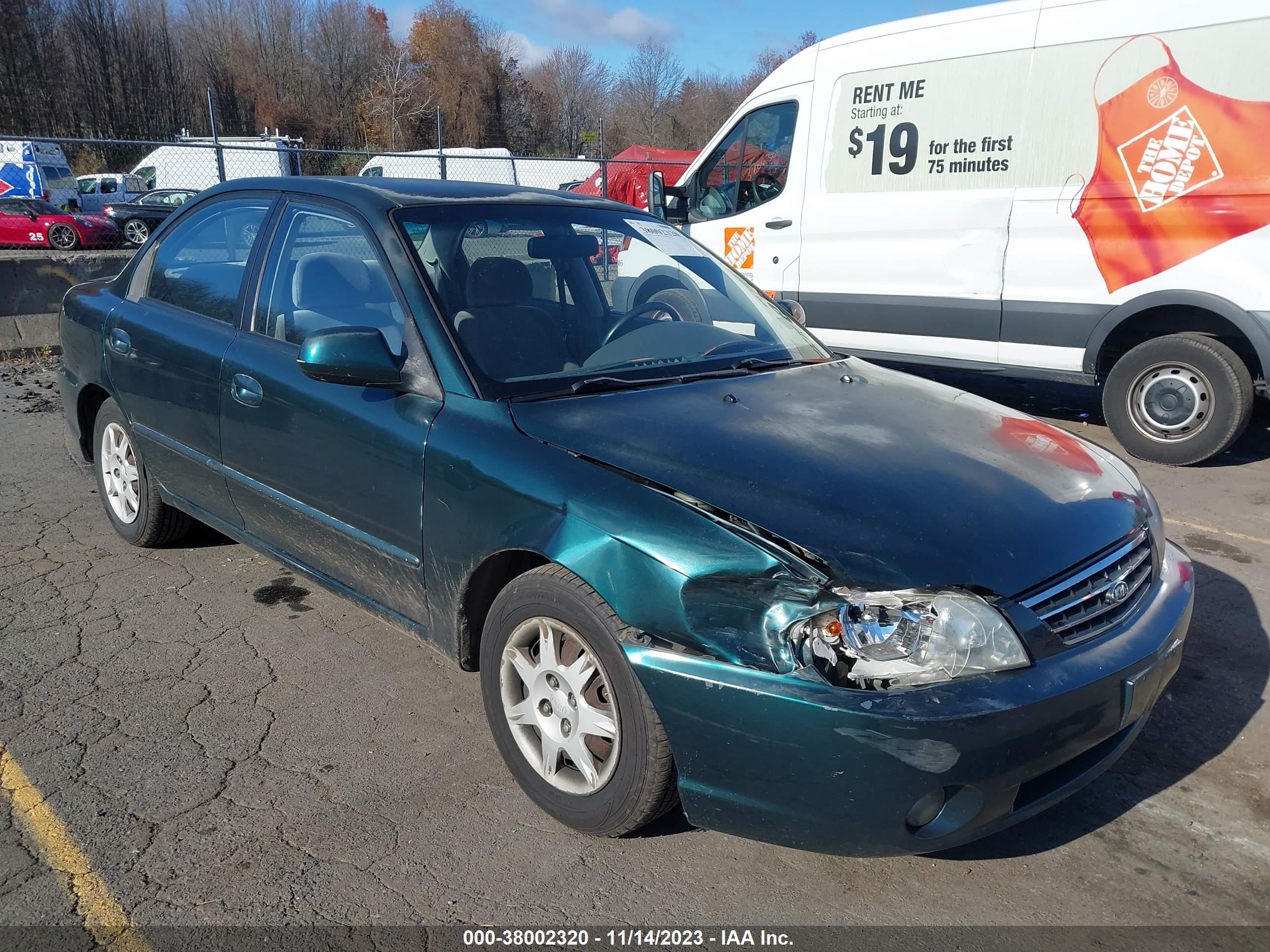 KIA SPECTRA 2002 knafb121225110244