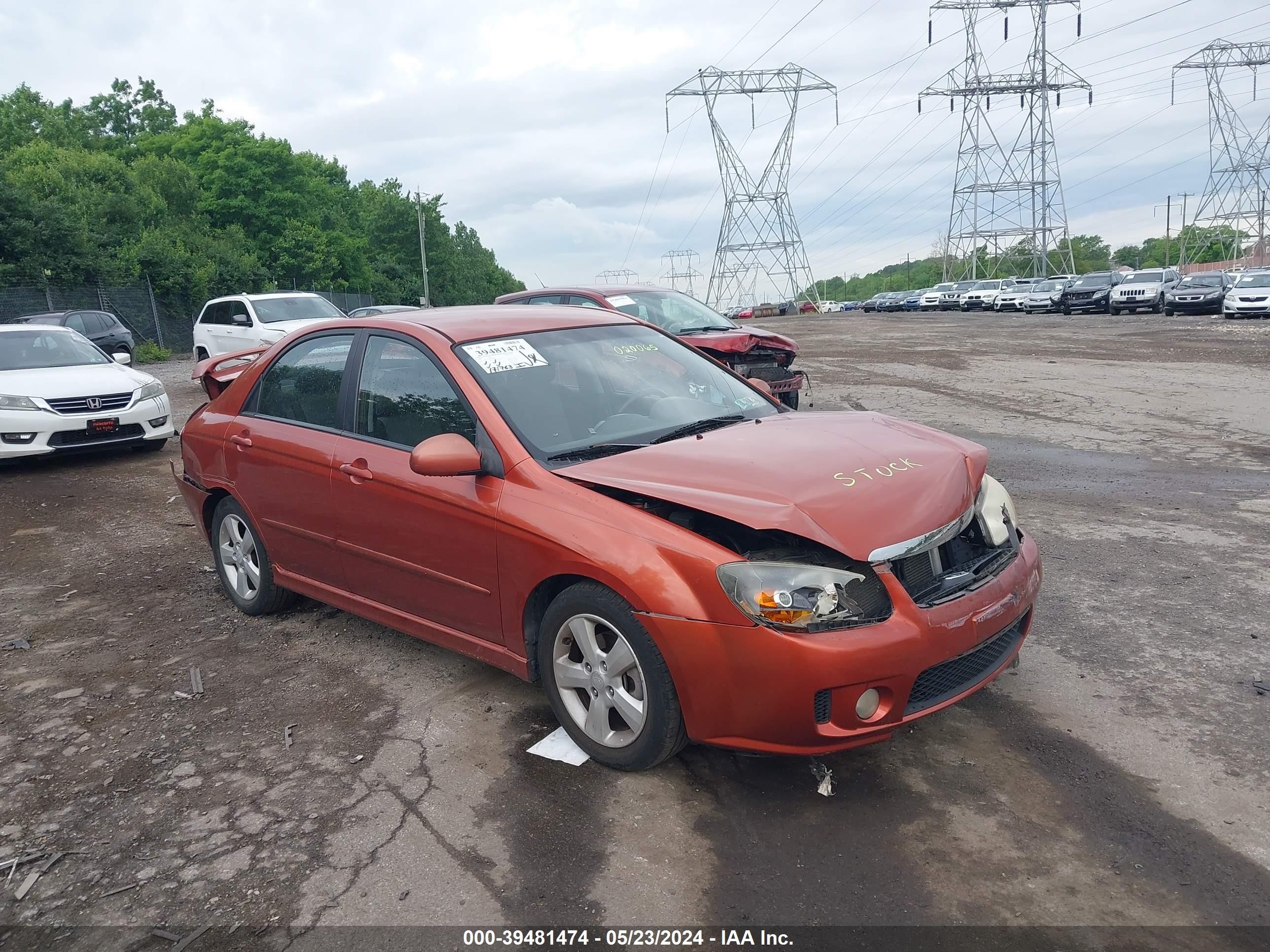 KIA SPECTRA 2008 knafe122085020065