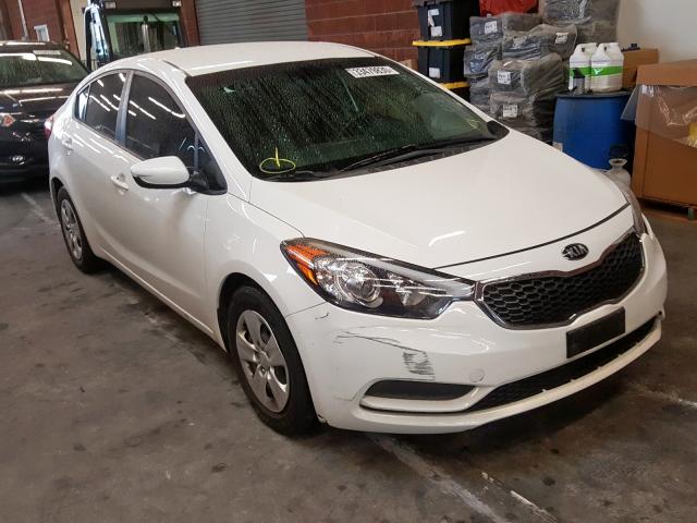 KIA FORTE LX 2016 knafk4a60g5503374