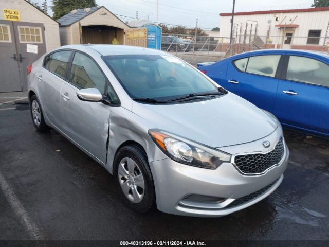 KIA FORTE 2016 knafk4a60g5518831