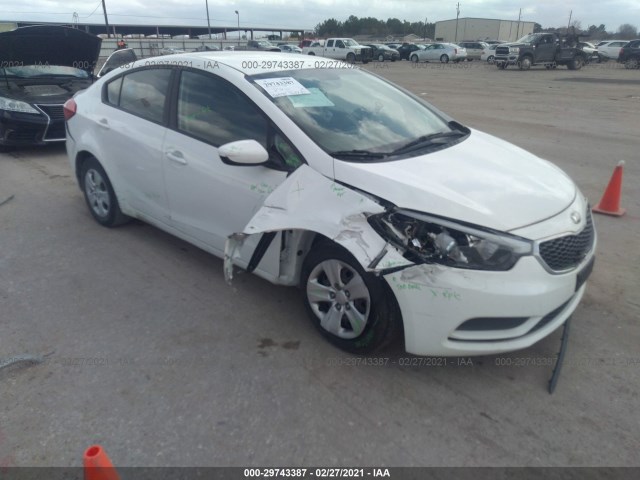 KIA FORTE 2016 knafk4a60g5607069