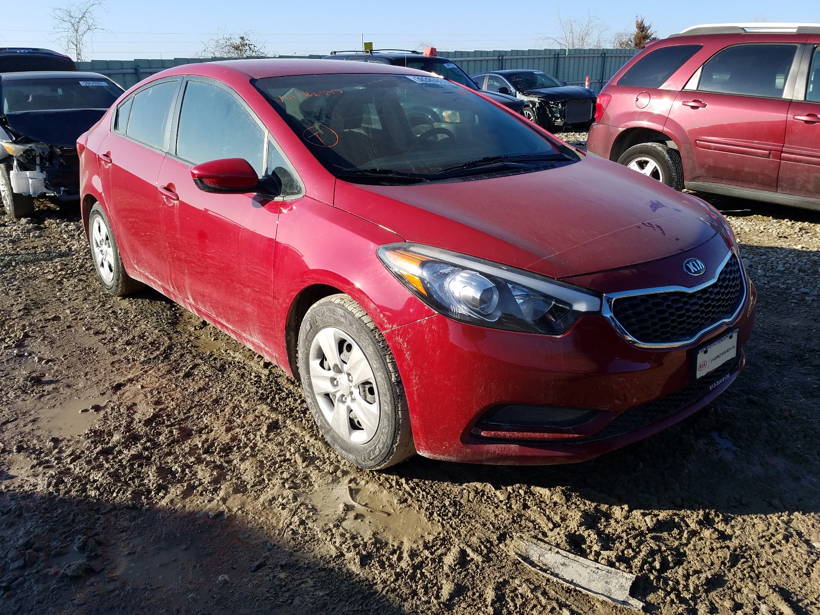 KIA FORTE LX 2016 knafk4a61g5466559