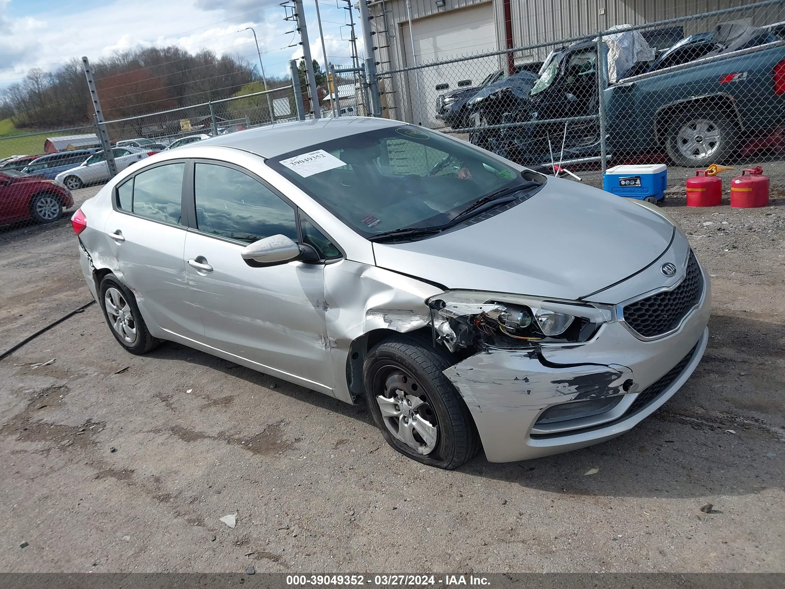 KIA FORTE 2014 knafk4a62e5207303