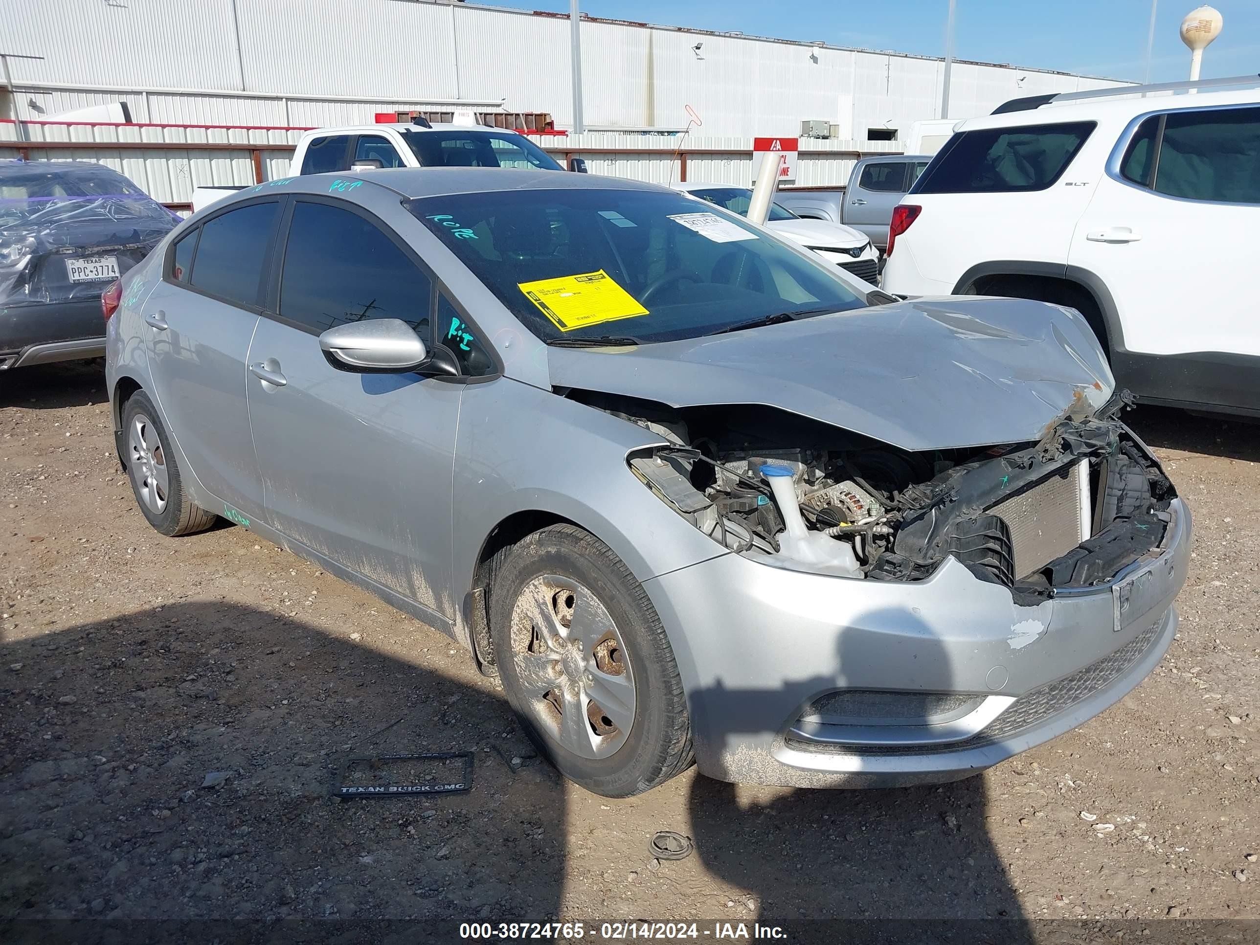 KIA FORTE 2015 knafk4a62f5345036