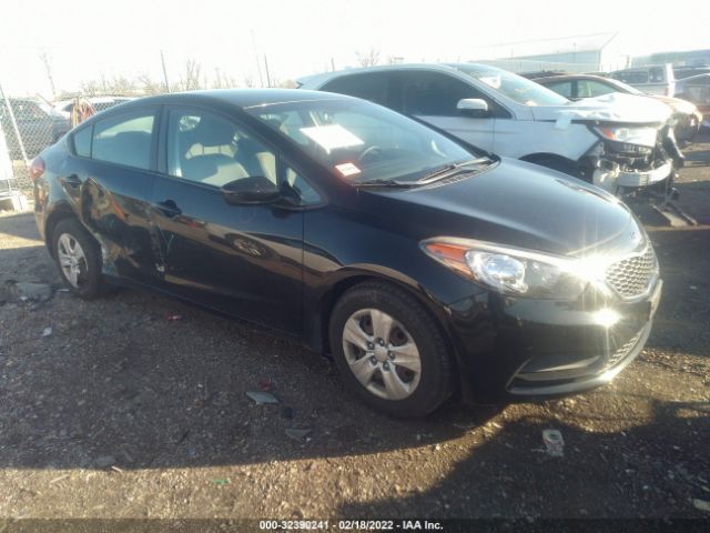 KIA FORTE 2016 knafk4a62g5486335