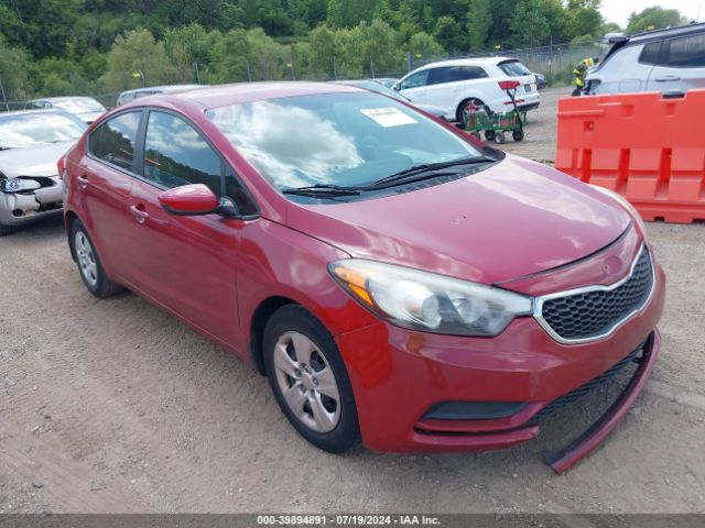 KIA FORTE 2016 knafk4a63g5567277