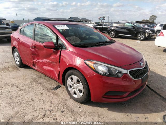 KIA FORTE 2016 knafk4a63g5606241