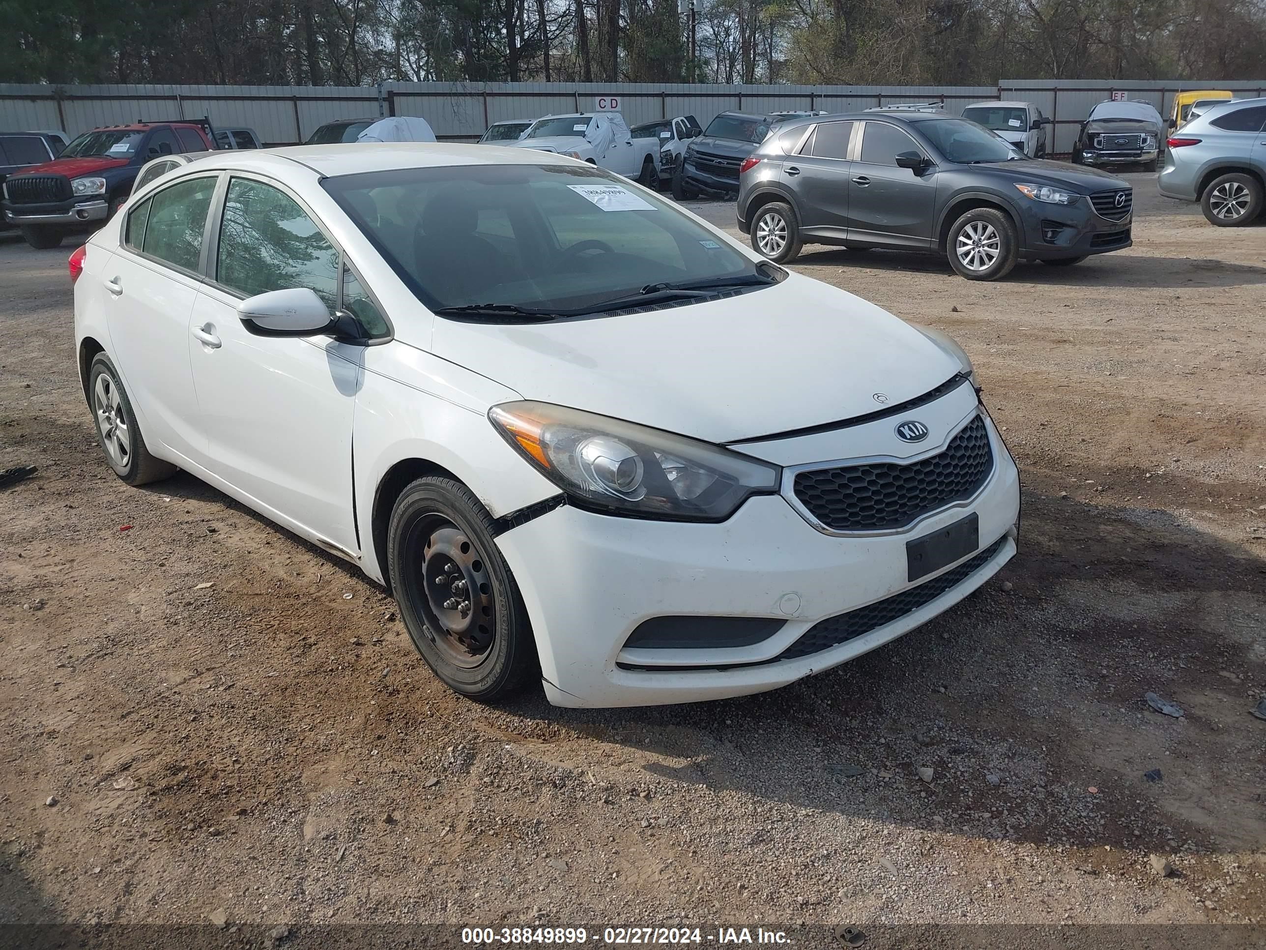 KIA FORTE 2016 knafk4a63g5606658