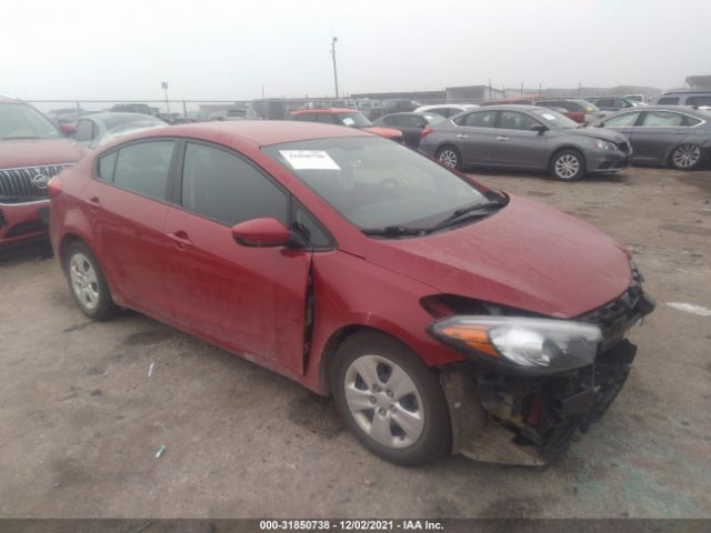 KIA FORTE 2016 knafk4a63g5607647