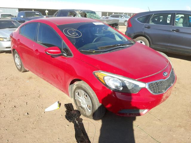 KIA FORTE LX 2016 knafk4a64g5549953