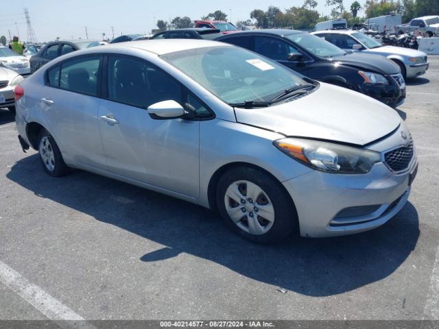 KIA FORTE 2016 knafk4a65g5449487