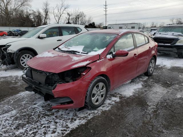 KIA FORTE LX 2016 knafk4a65g5458514