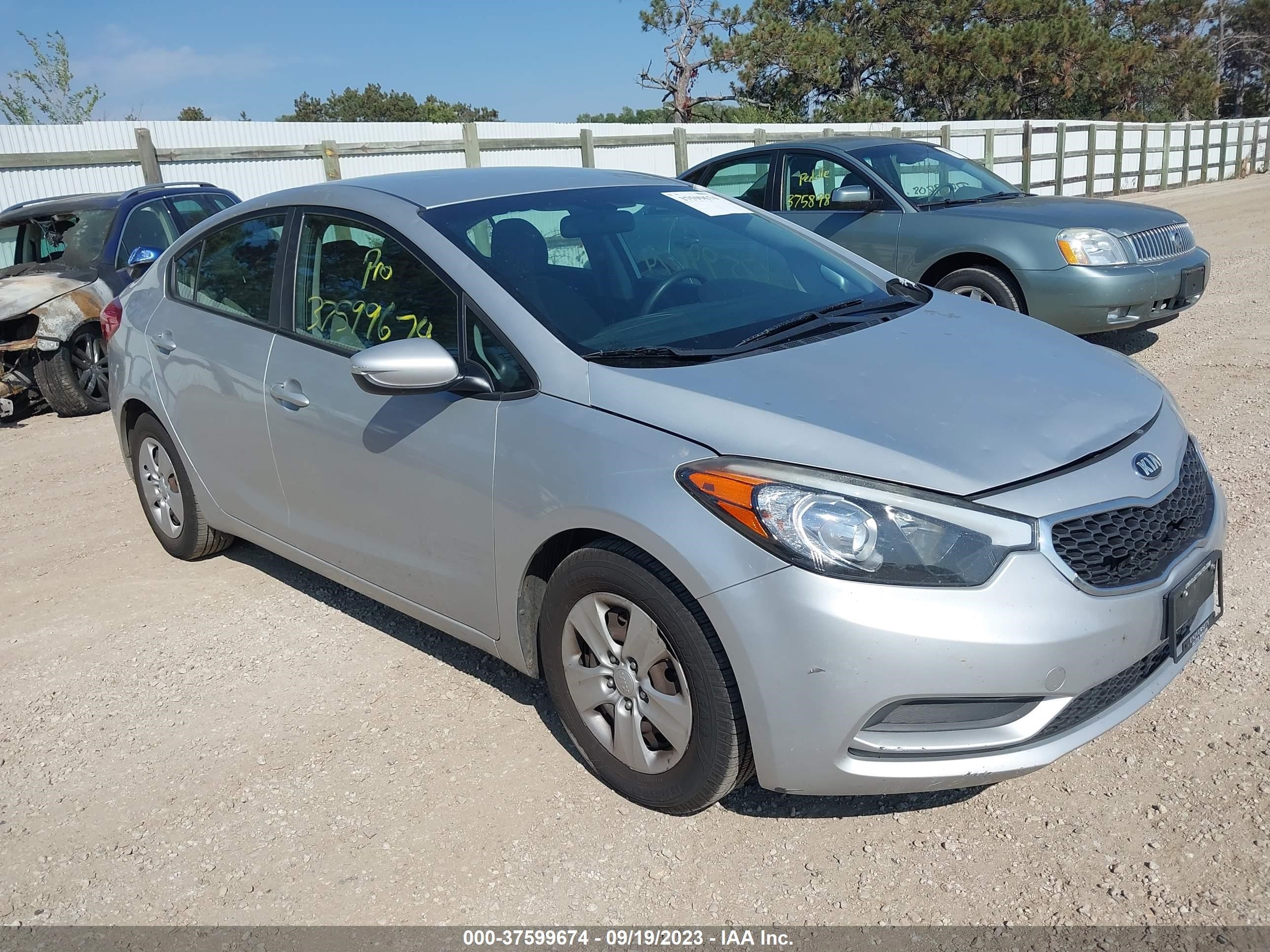 KIA FORTE 2016 knafk4a65g5514001