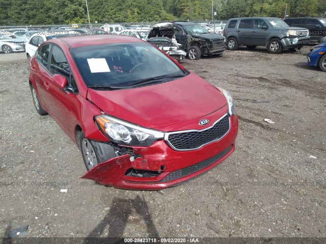 KIA FORTE 2016 knafk4a65g5574327