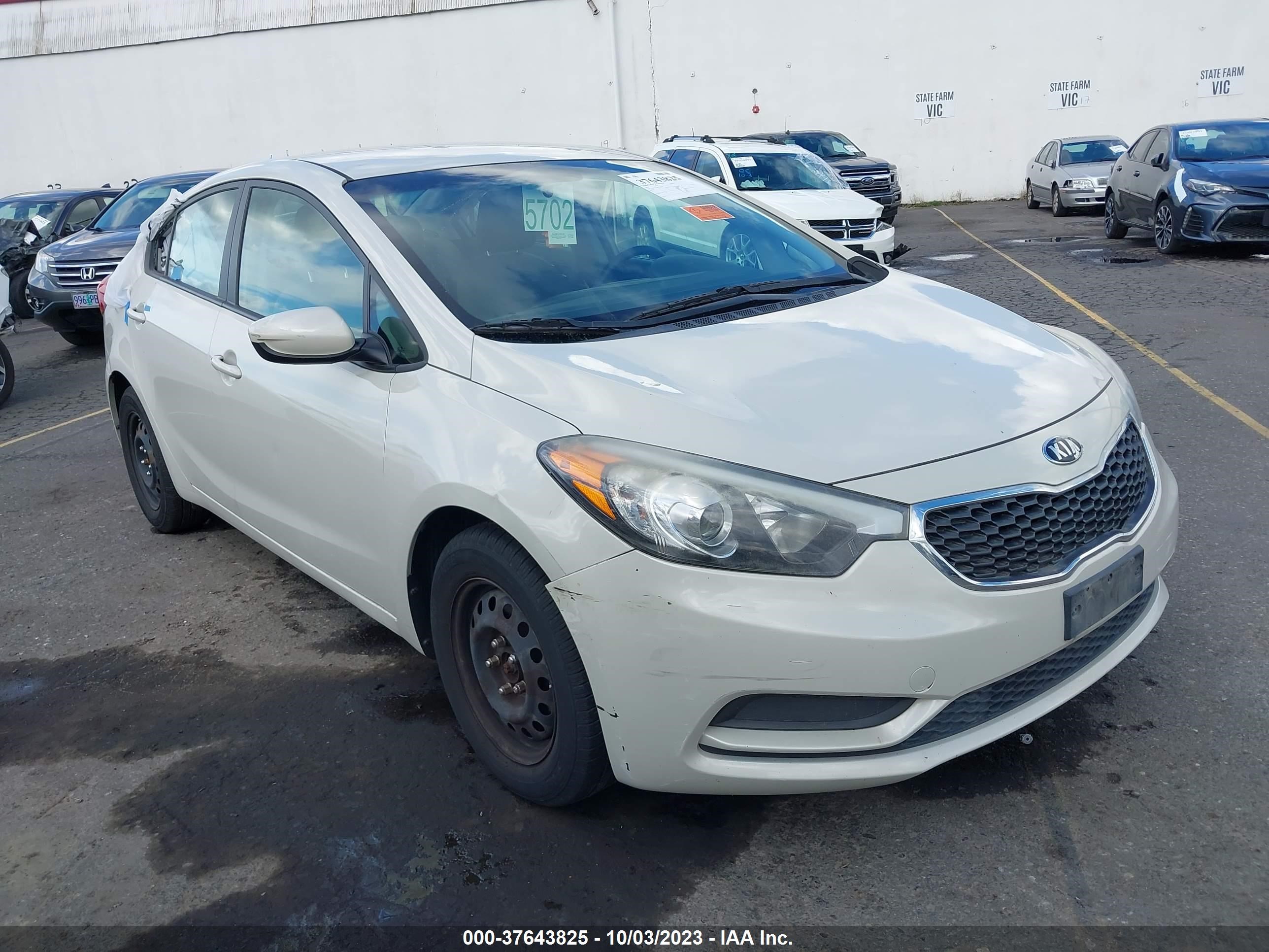 KIA FORTE 2014 knafk4a66e5130340