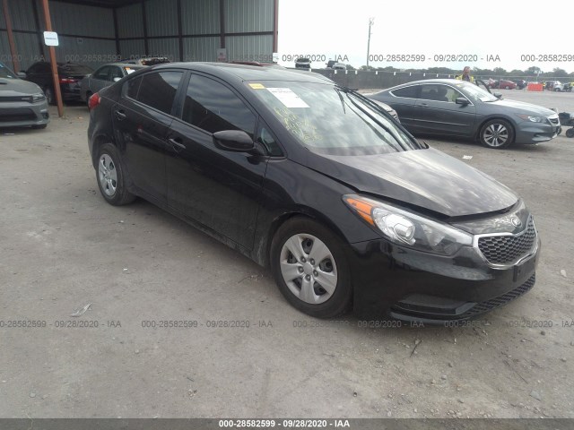 KIA FORTE 2016 knafk4a66g5492641