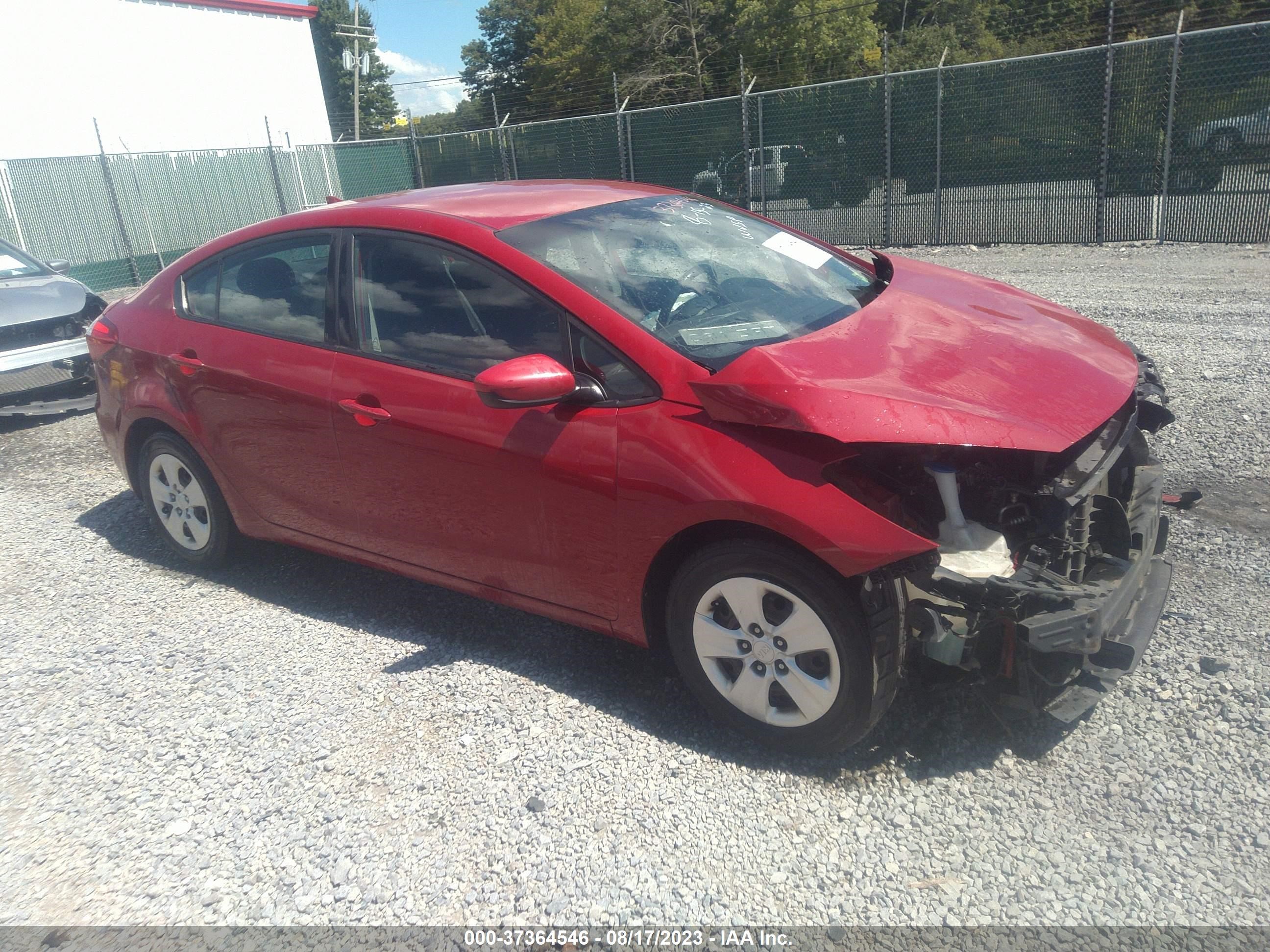 KIA FORTE 2016 knafk4a66g5501189