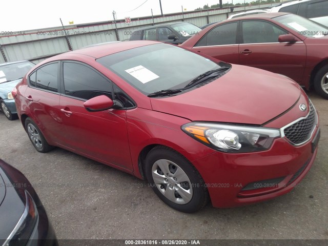 KIA FORTE 2016 knafk4a66g5607528