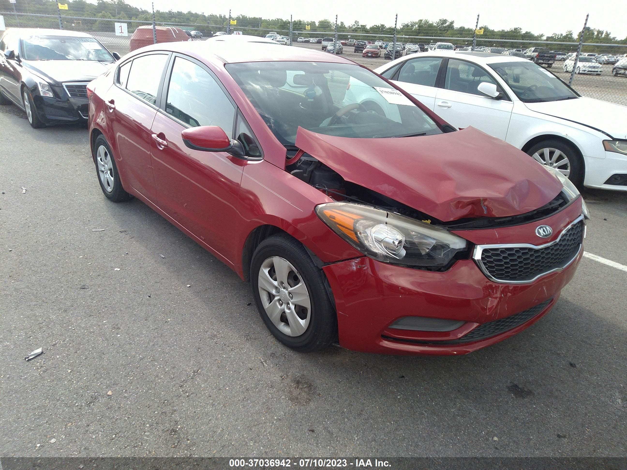 KIA FORTE 2016 knafk4a67g5495404