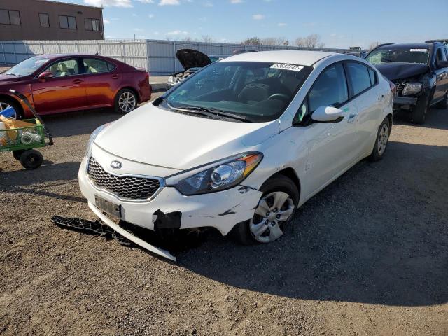 KIA FORTE LX 2016 knafk4a67g5610227