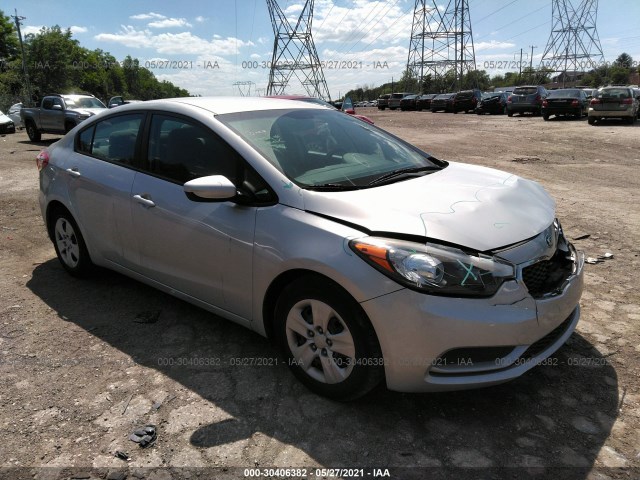 KIA FORTE 2016 knafk4a68g5529737