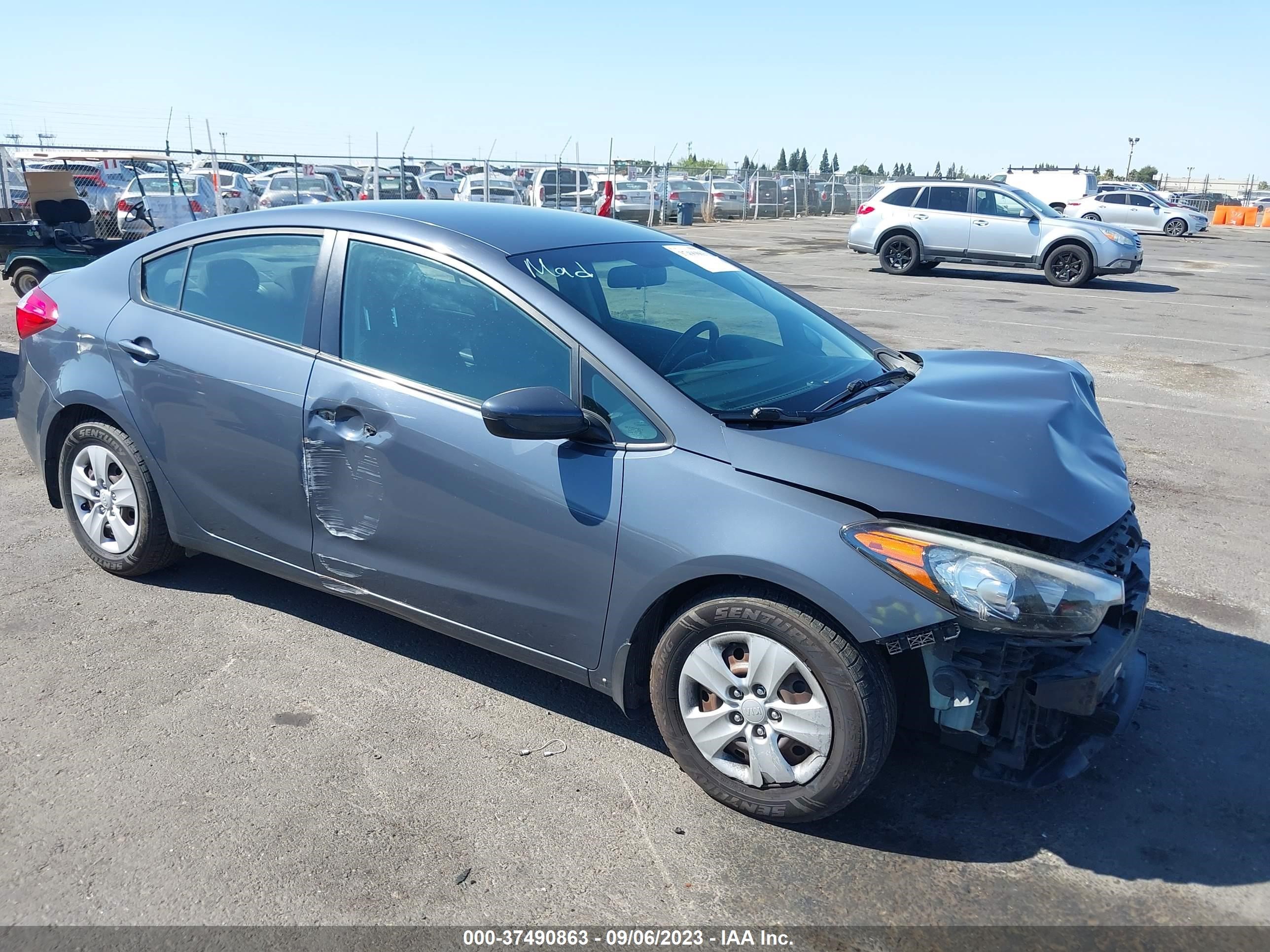 KIA FORTE 2016 knafk4a68g5567341