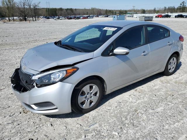 KIA FORTE LX 2016 knafk4a68g5584236