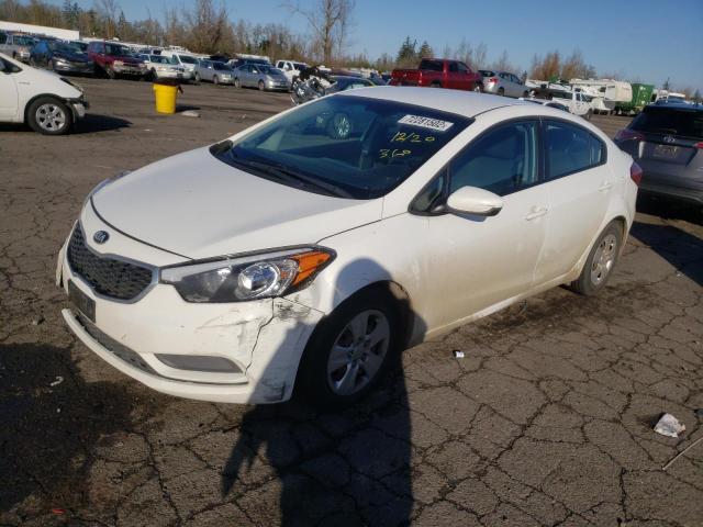 KIA FORTE LX 2016 knafk4a68g5619714