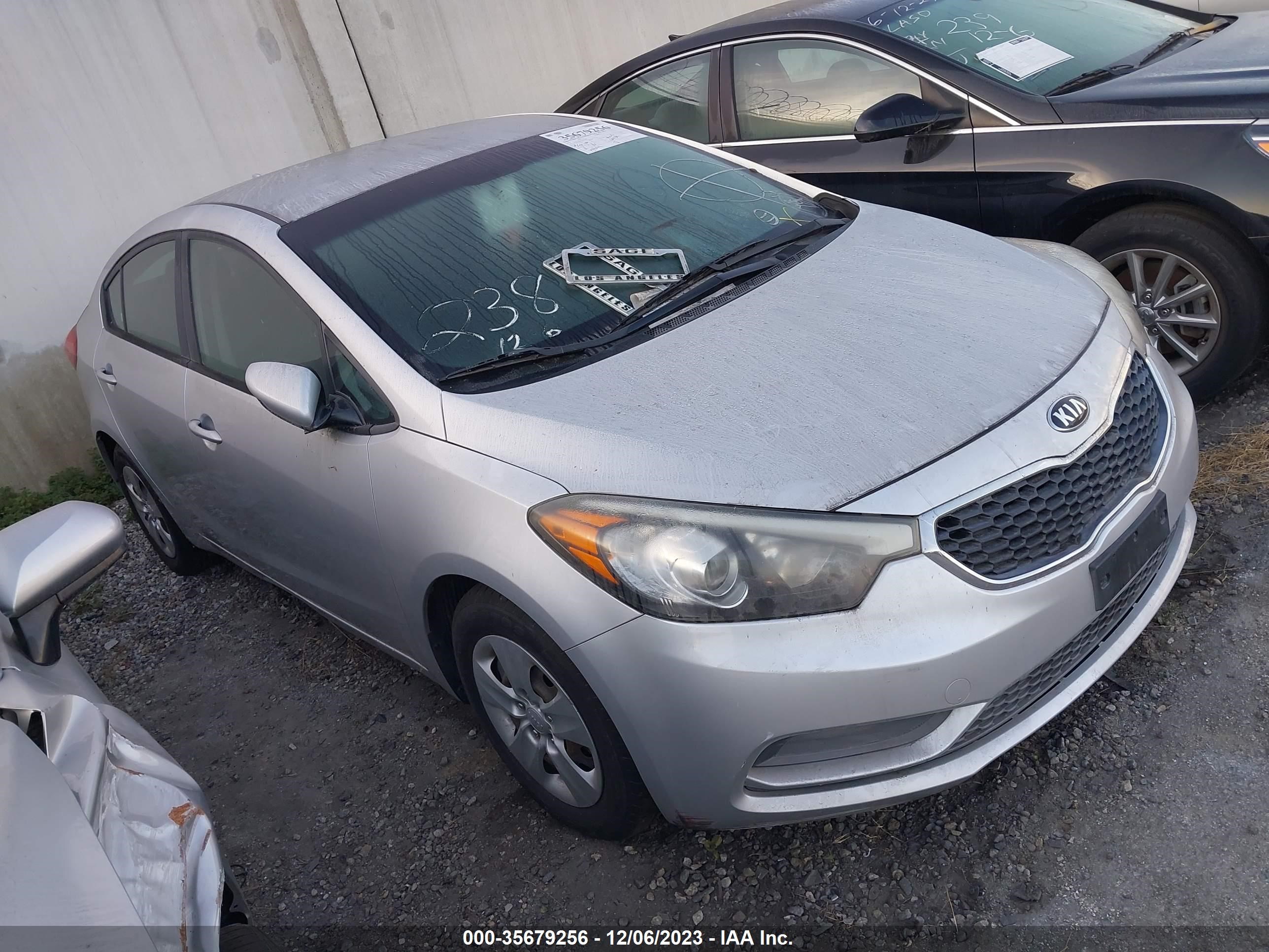 KIA FORTE 2016 knafk4a69g5463389