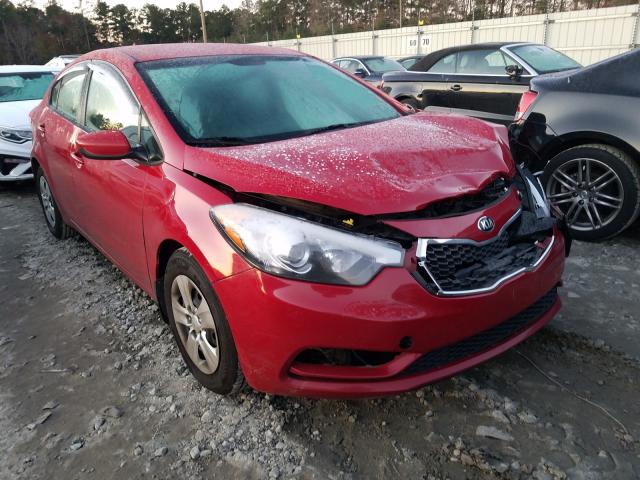 KIA FORTE LX 2016 knafk4a69g5564254