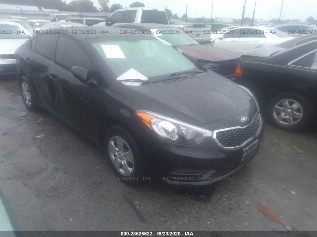 KIA FORTE LX 2016 knafk4a69g5576985