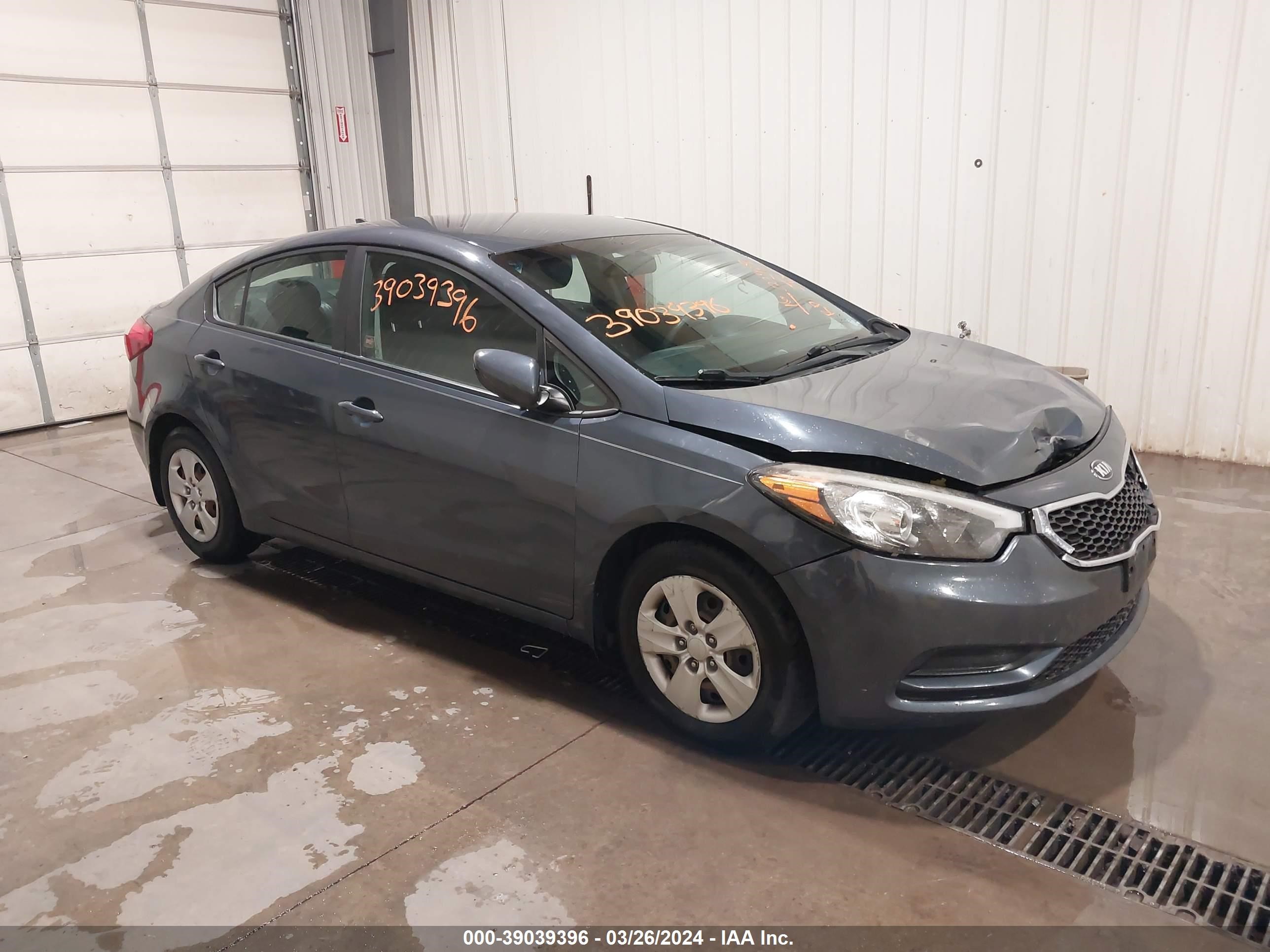 KIA FORTE 2016 knafk4a69g5612383