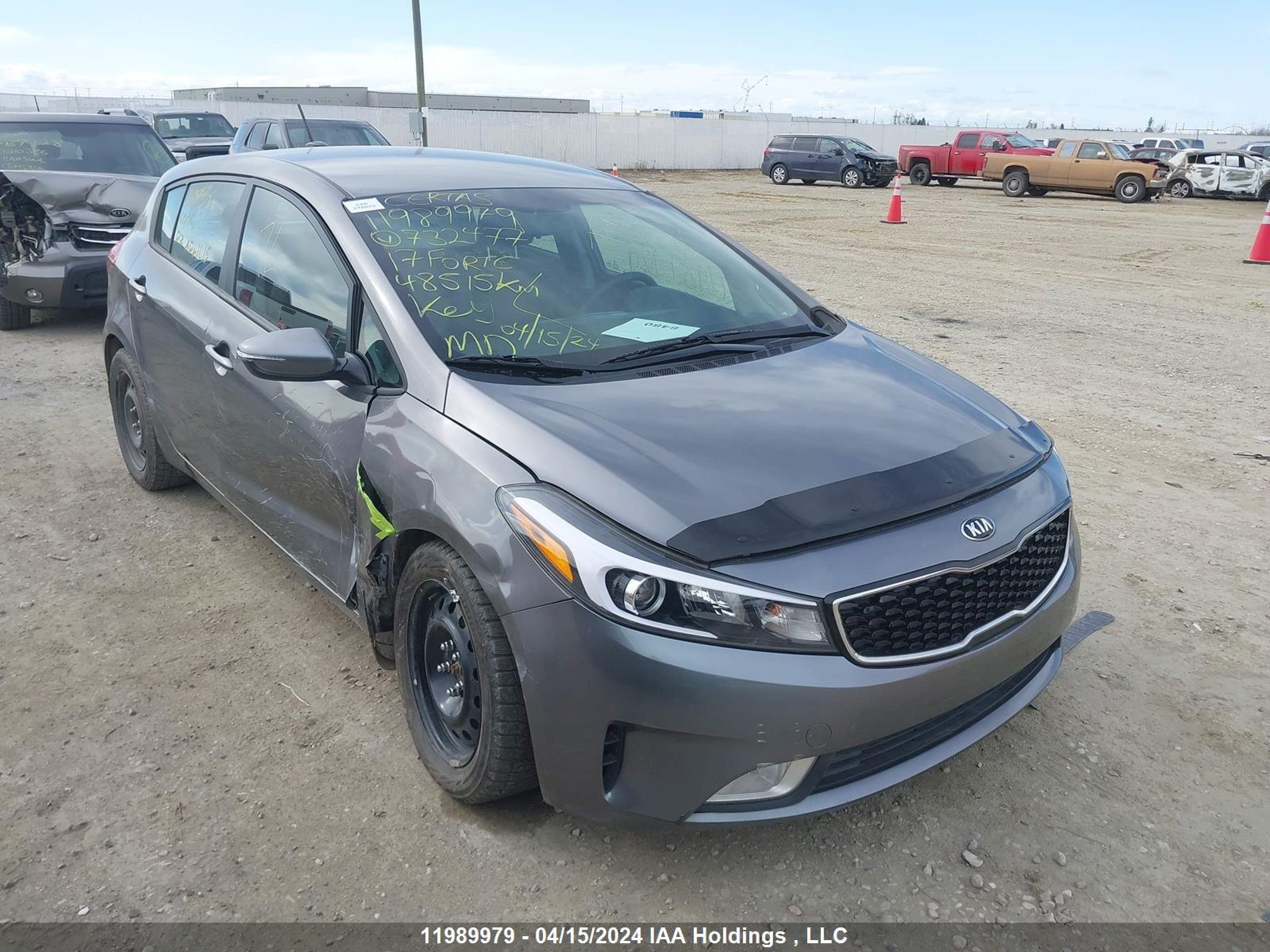 KIA FORTE 2017 knafk5a83h5732477