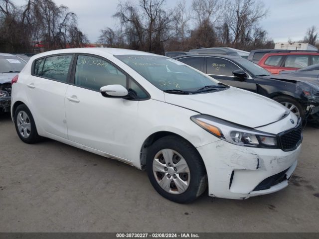 KIA FORTE 2017 knafk5a84h5725571