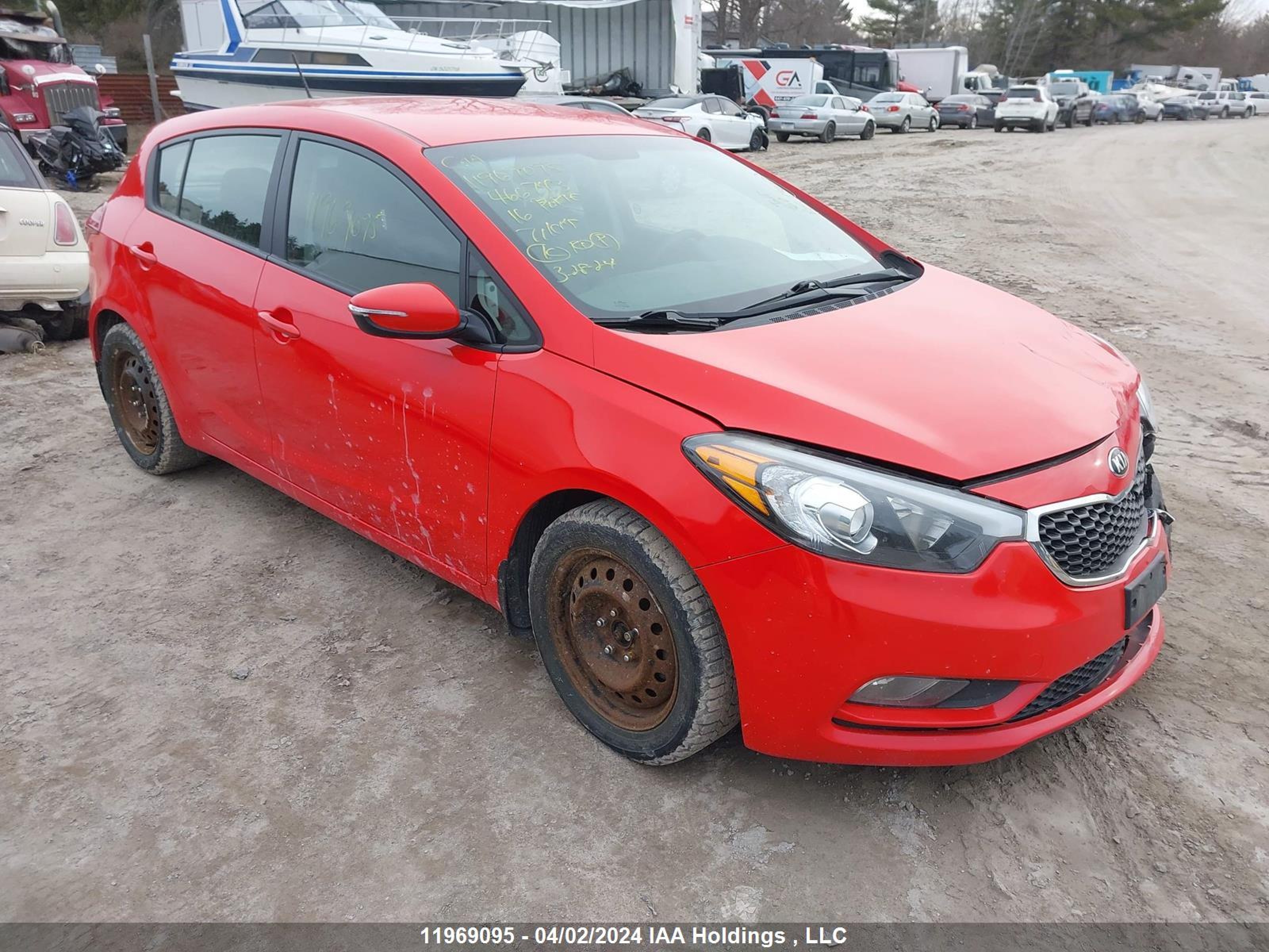 KIA FORTE 2016 knafk5a86g5466743