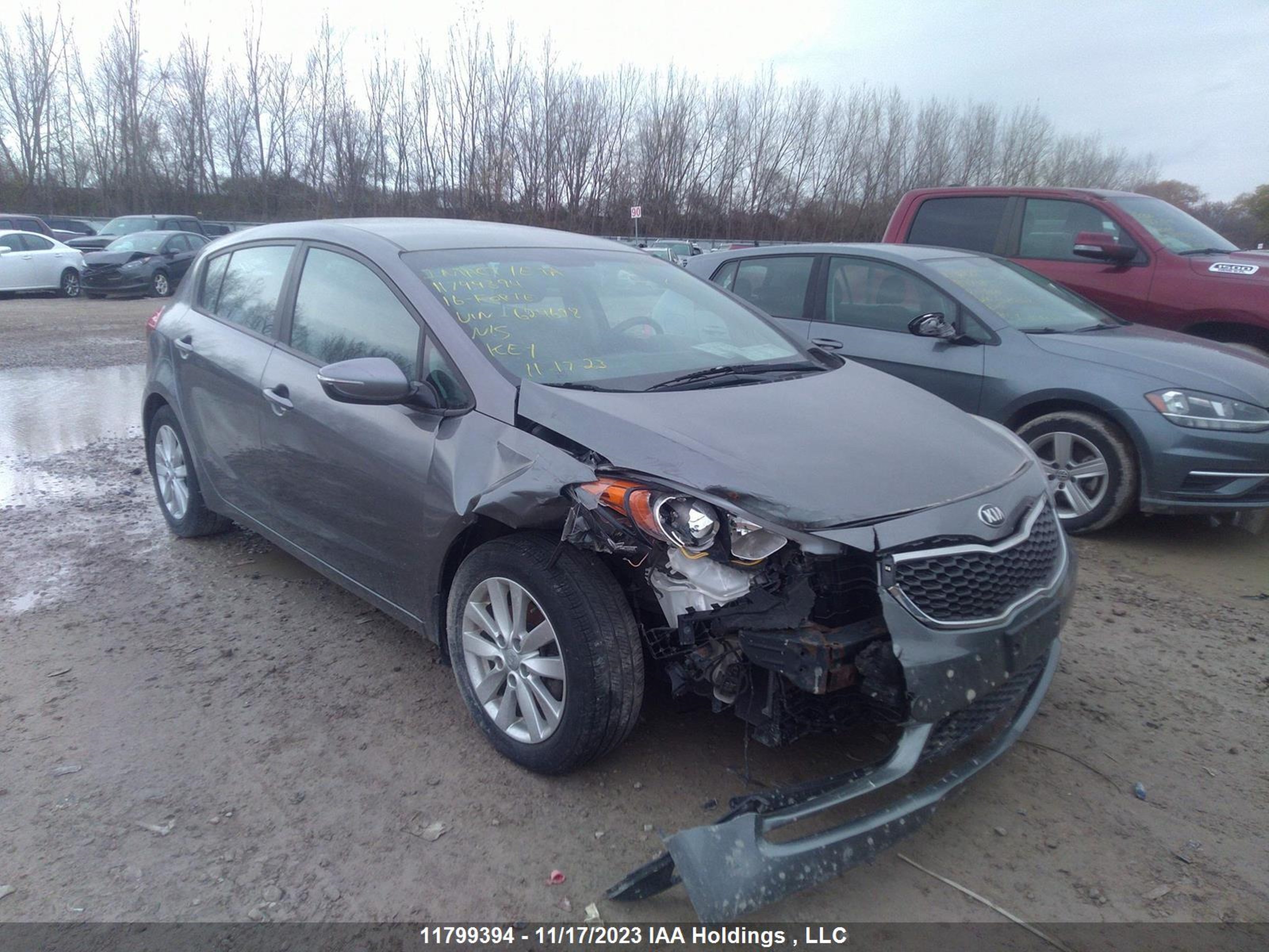 KIA FORTE 2016 knafk5a87g5624698