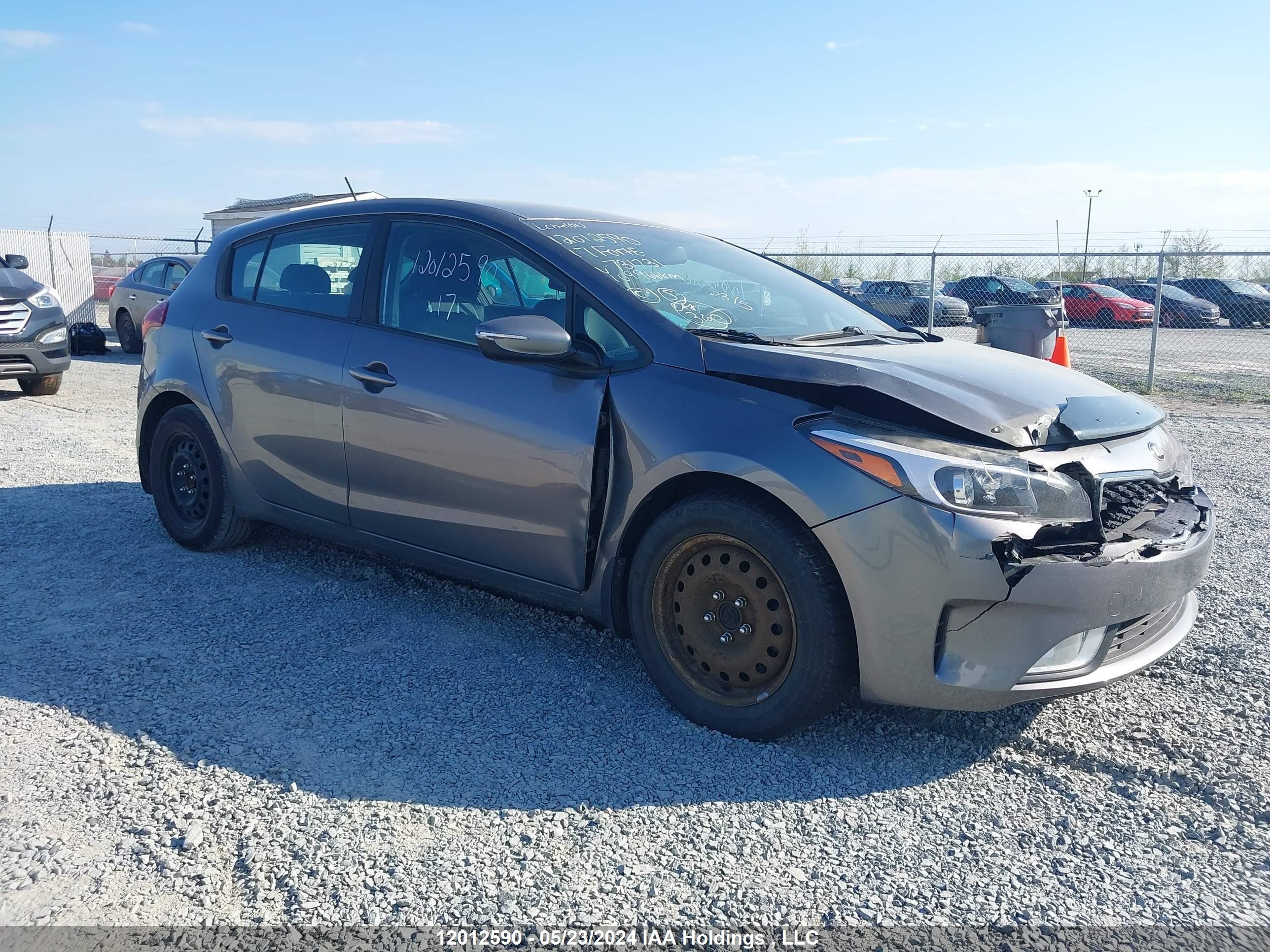 KIA FORTE 2017 knafk5a88h5731731