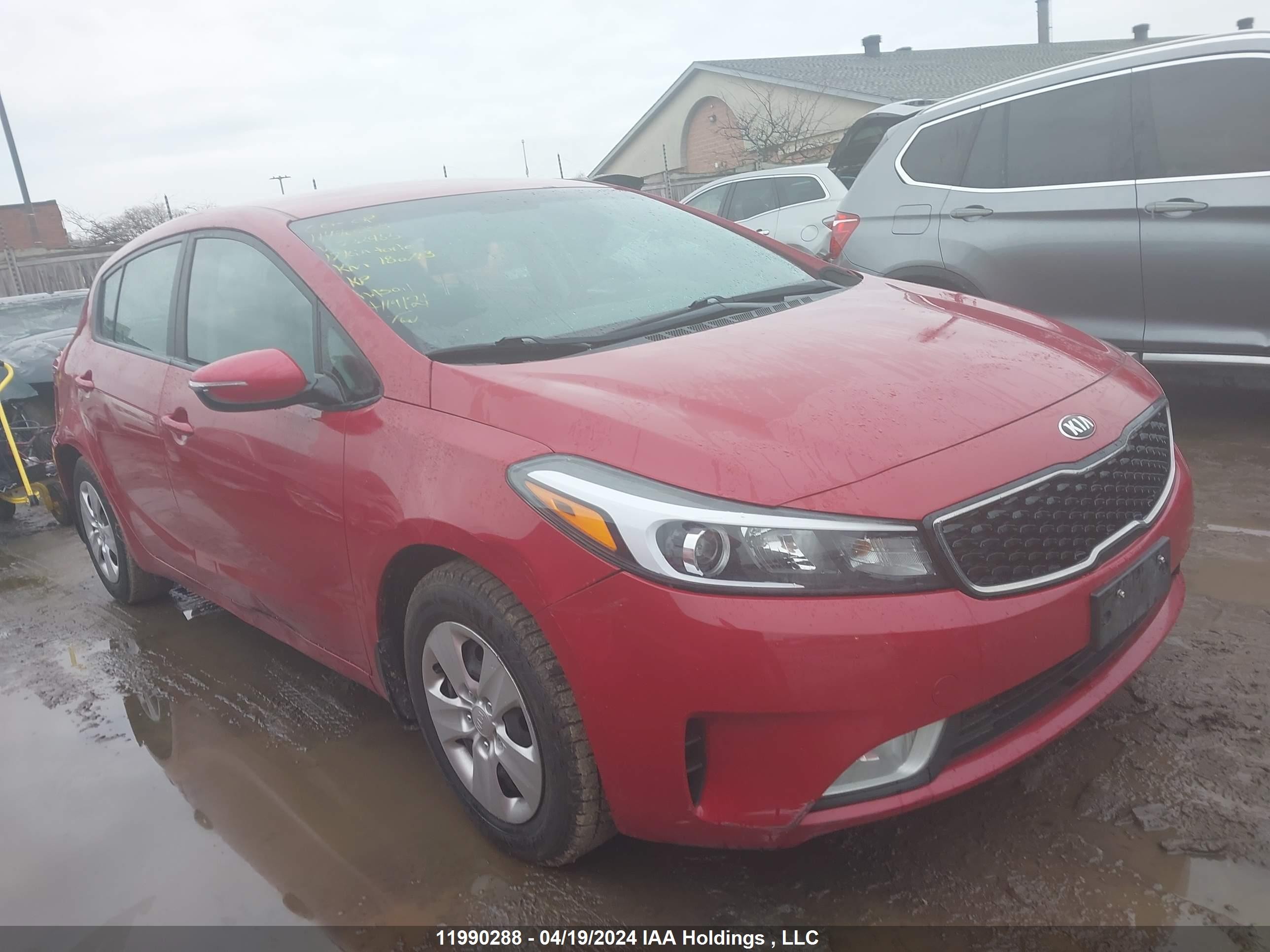 KIA FORTE 2017 knafk5a8xh5722965