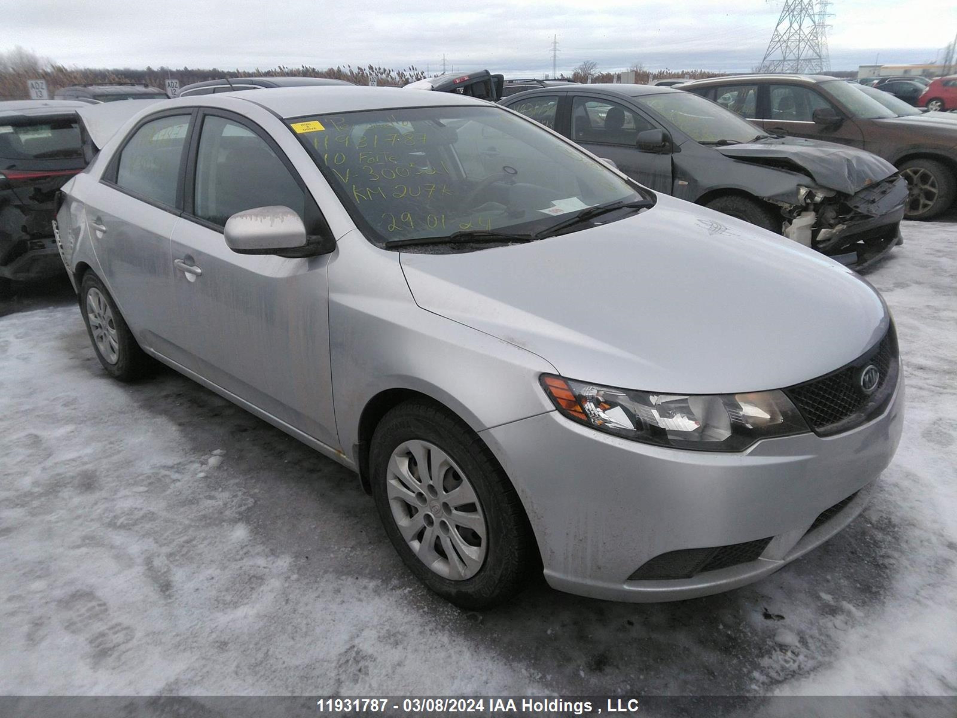 KIA FORTE 2010 knaft4a20a5300521