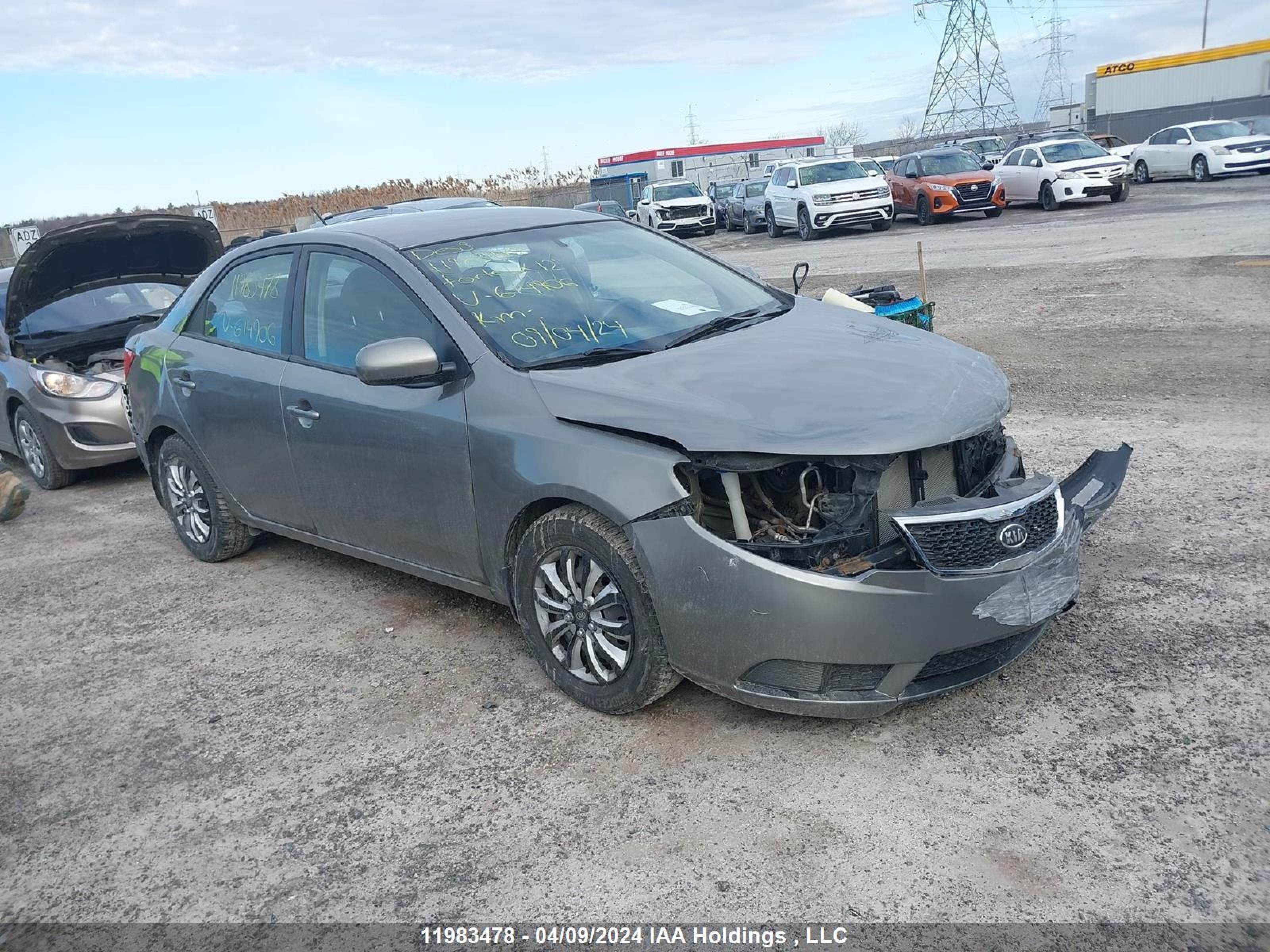 KIA FORTE 2012 knaft4a28c5614906