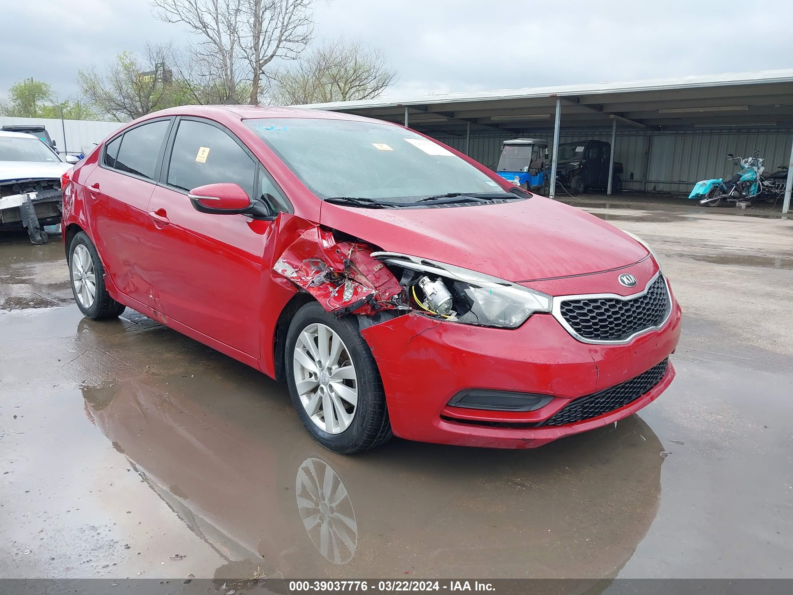 KIA FORTE 2016 knafx4a60g5560238