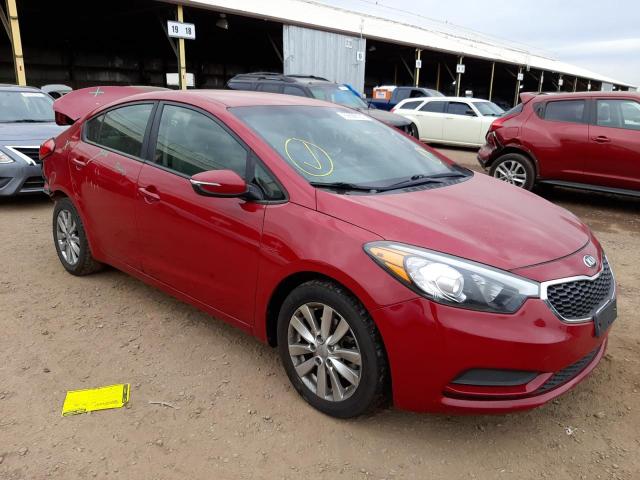 KIA FORTE LX 2016 knafx4a61g5608278