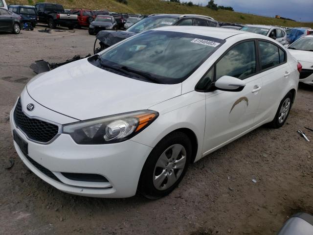 KIA FORTE LX 2016 knafx4a63g5592553