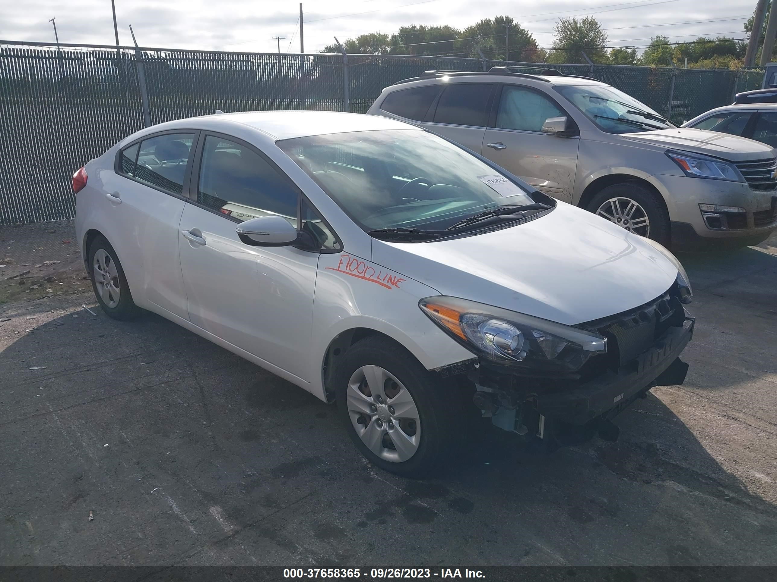 KIA FORTE 2016 knafx4a64g5556760