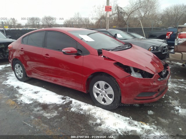 KIA FORTE 2016 knafx4a64g5577270