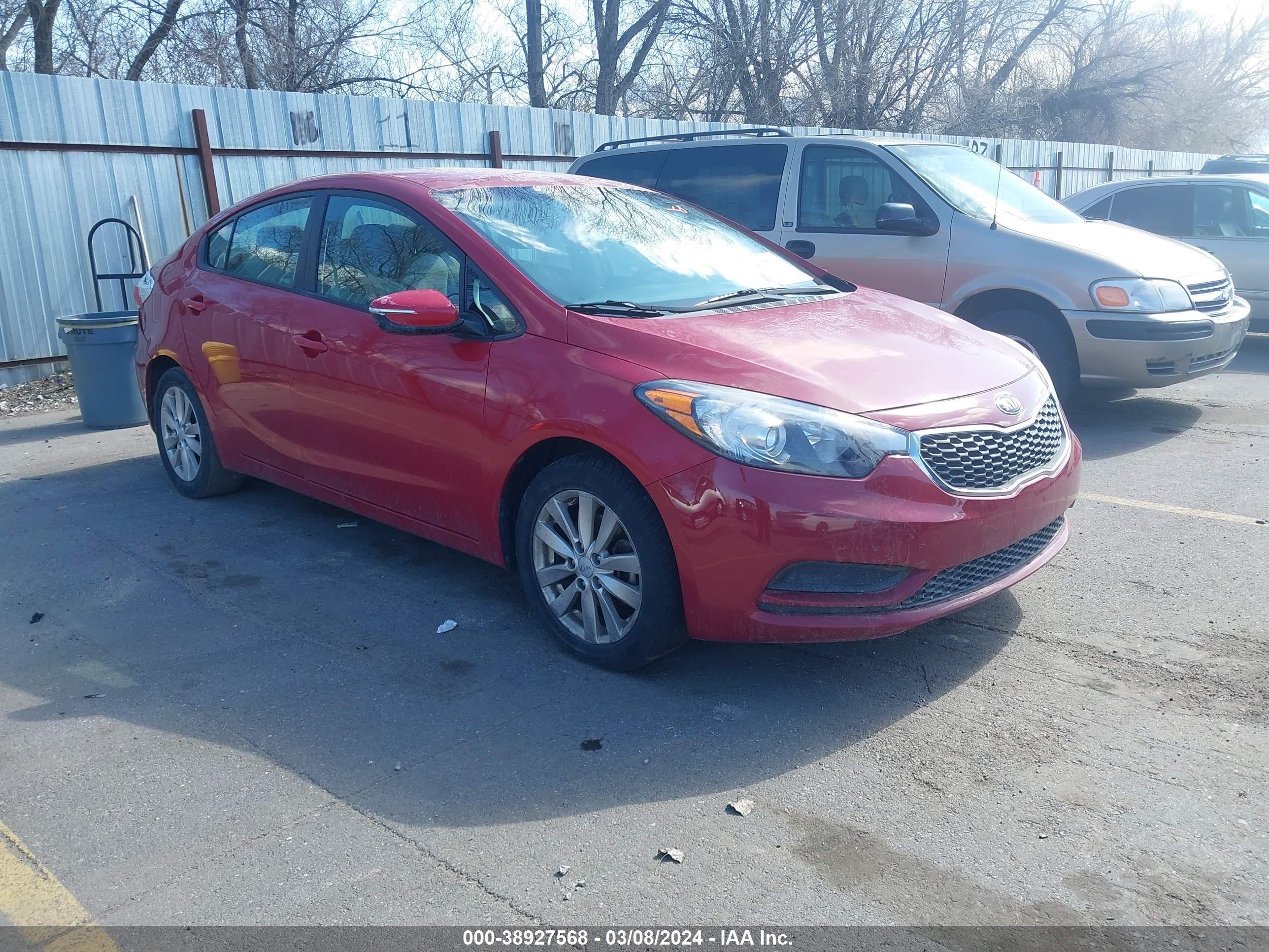 KIA FORTE 2014 knafx4a6xe5063503