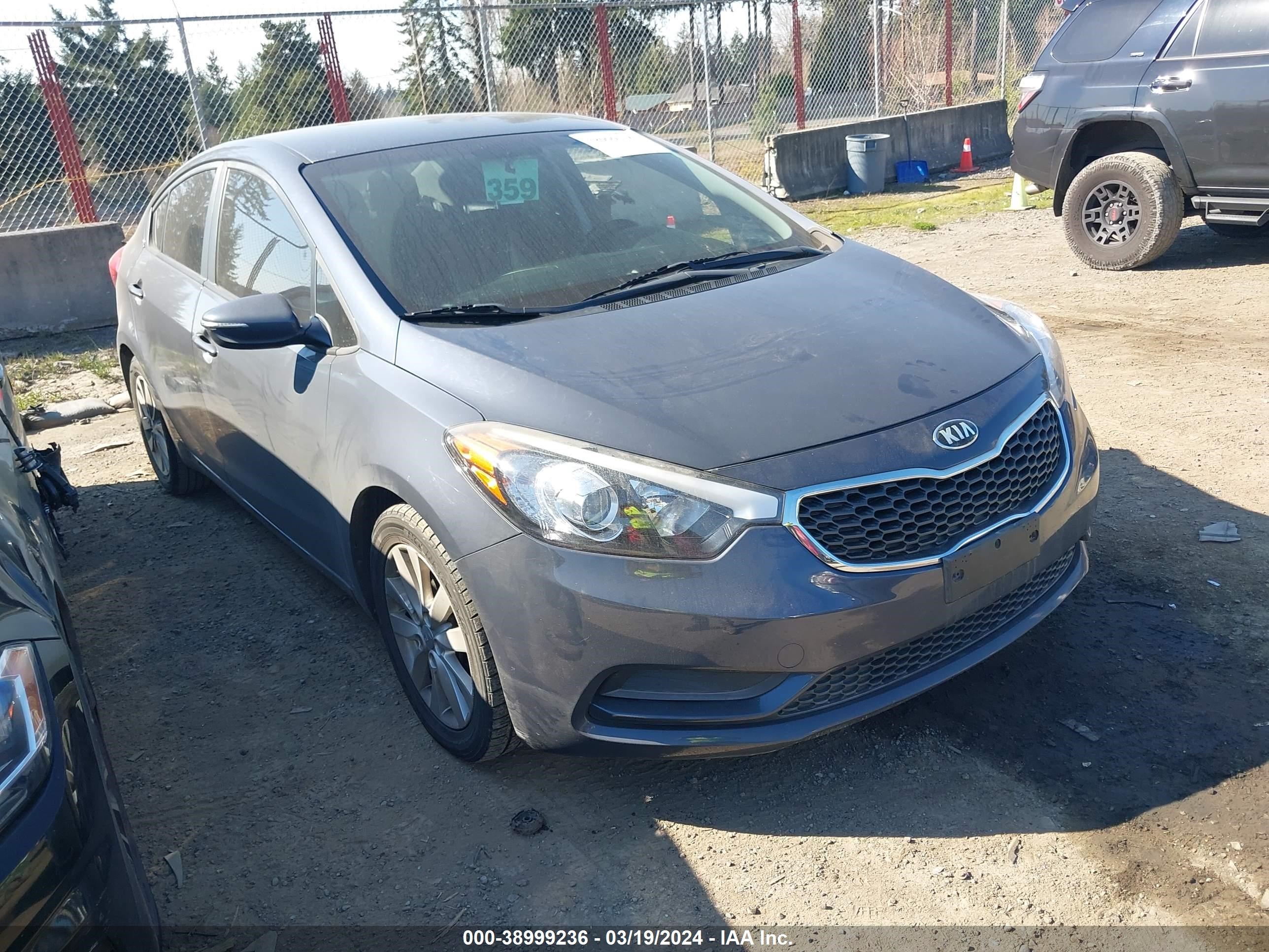 KIA FORTE 2015 knafx4a6xf5415657