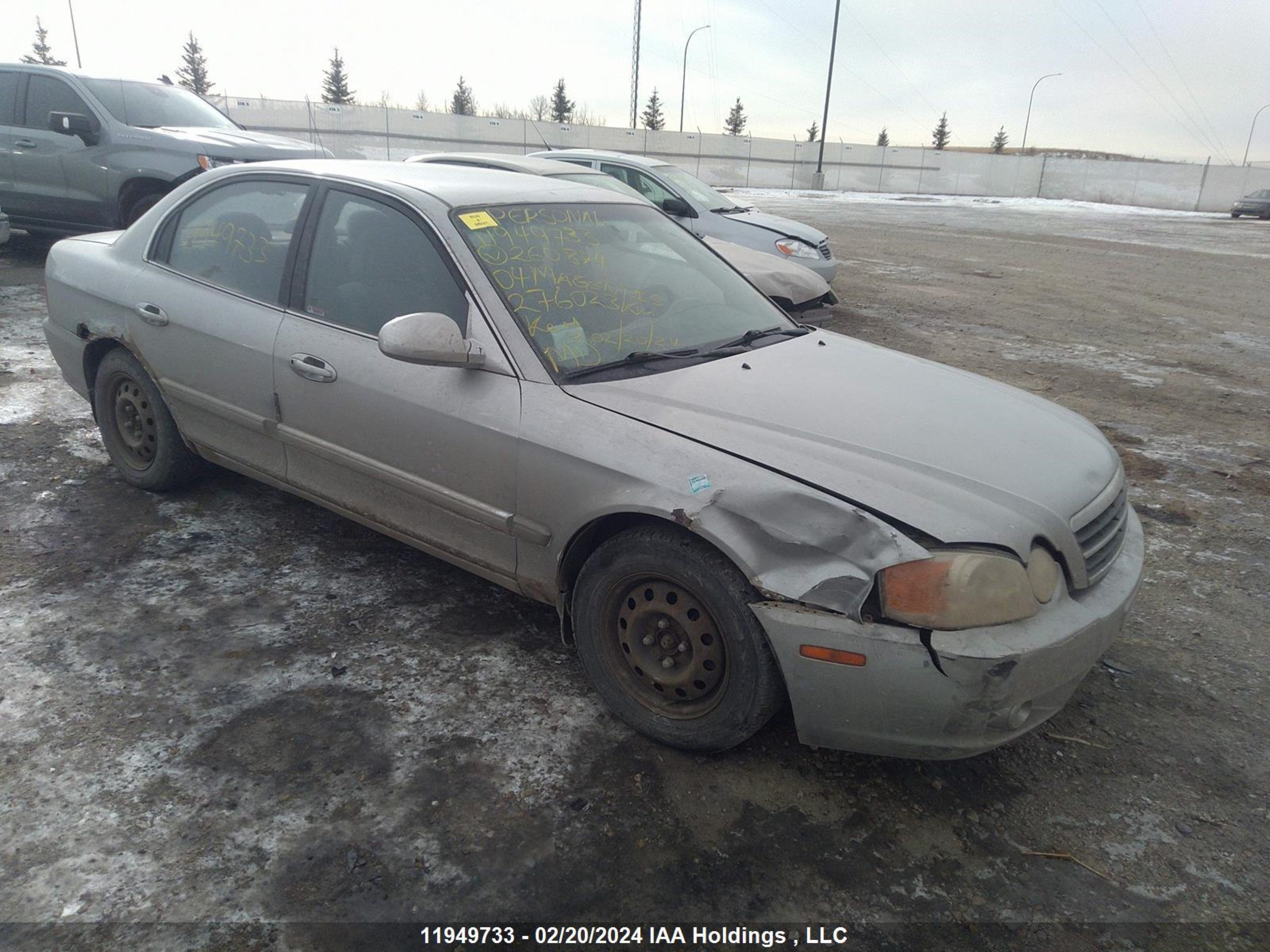 KIA MAGENTIS 2004 knagd126x45260874