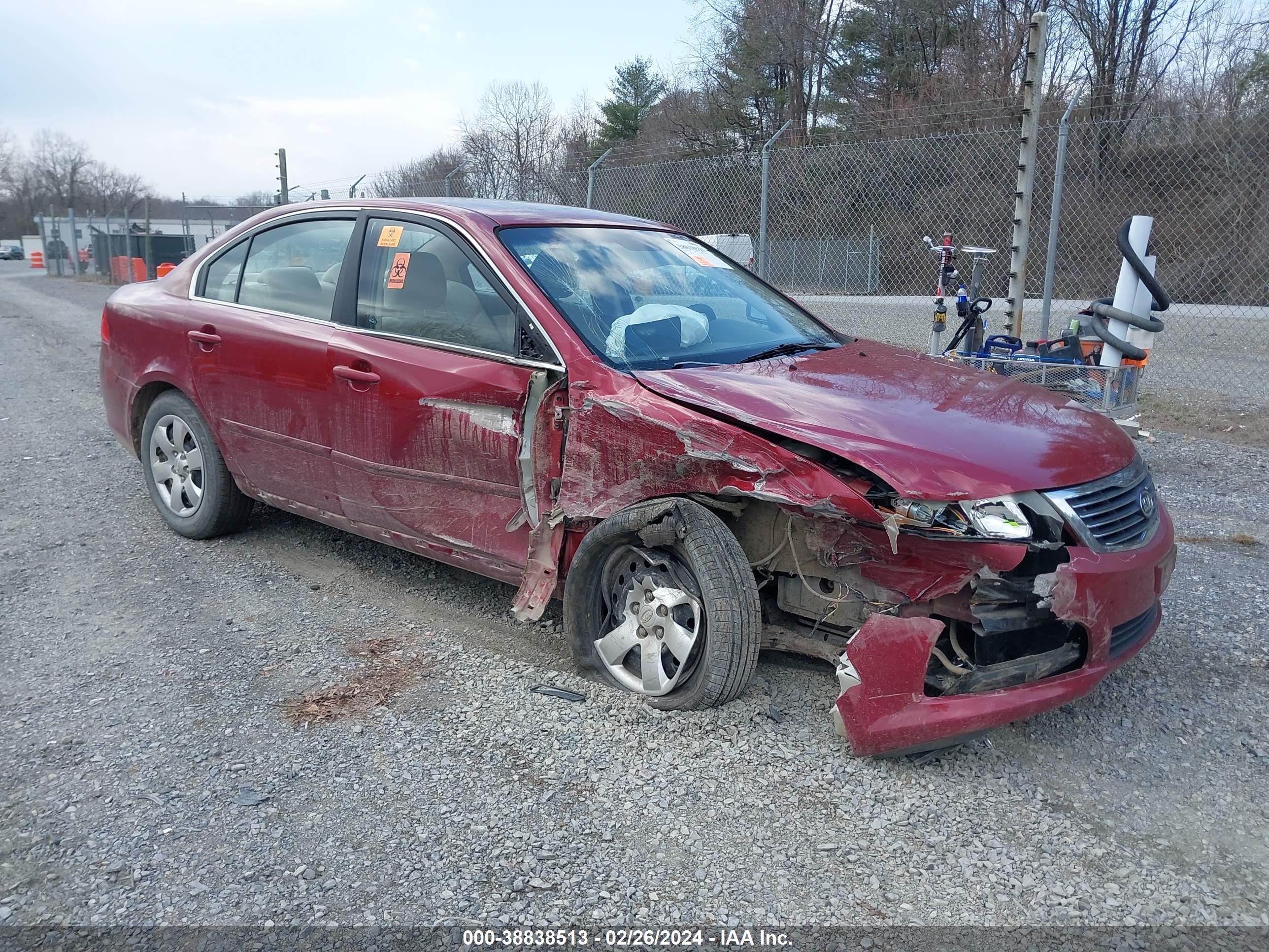 KIA OPTIMA 2009 knage228195307317