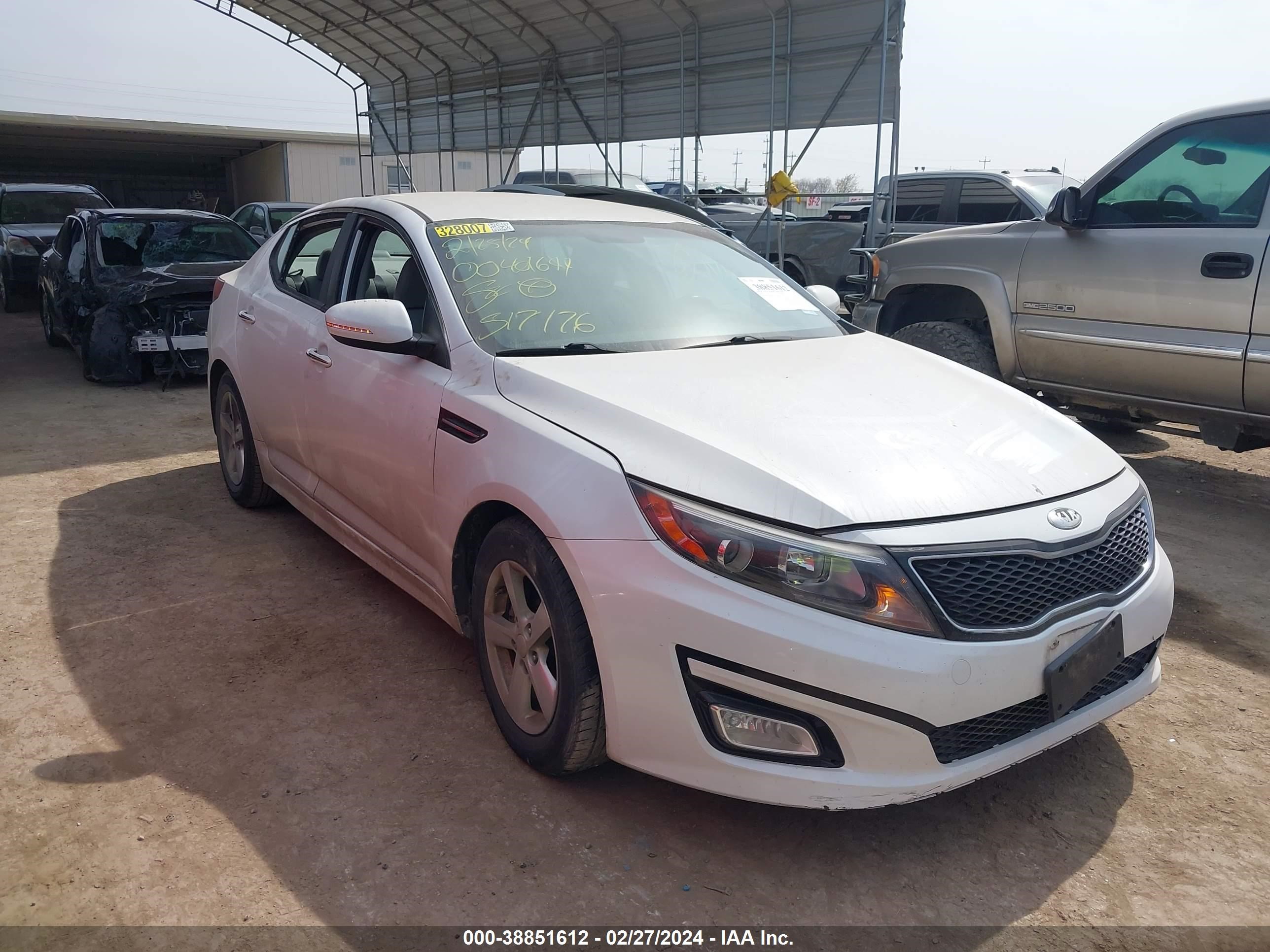 KIA OPTIMA 2014 knagm4a75e5517176